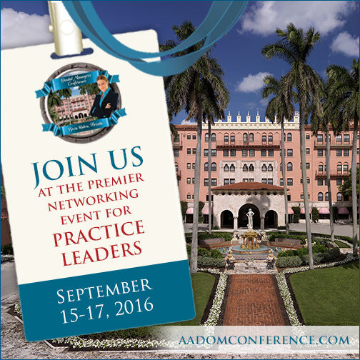 Gain resources for dental office management at AADOM's conference