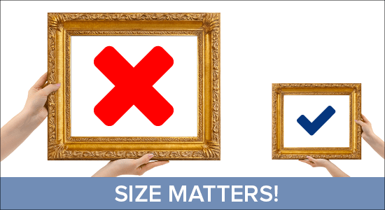 Photo optimization tip: Size your photos correctly.