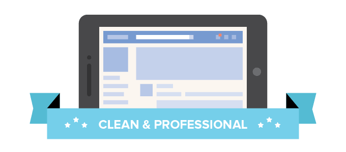 Keep your Facebook marketing clean and professional.