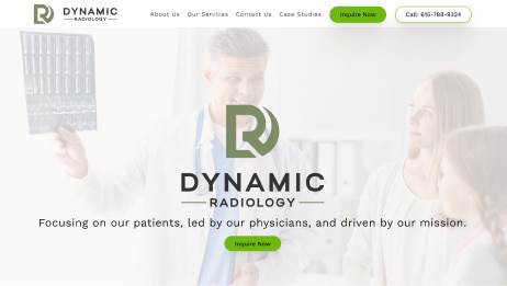 Dynamic Radiology website thumbnail