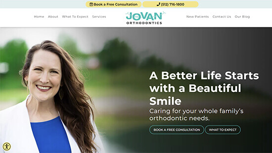 Jovan Orthodontics Homepage