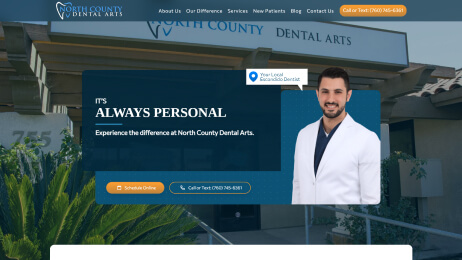 NC Dental Arts Homepage