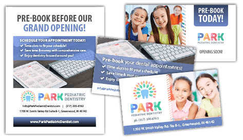 Image of DIY marketing materials to help promote campaign for Park Pediatric